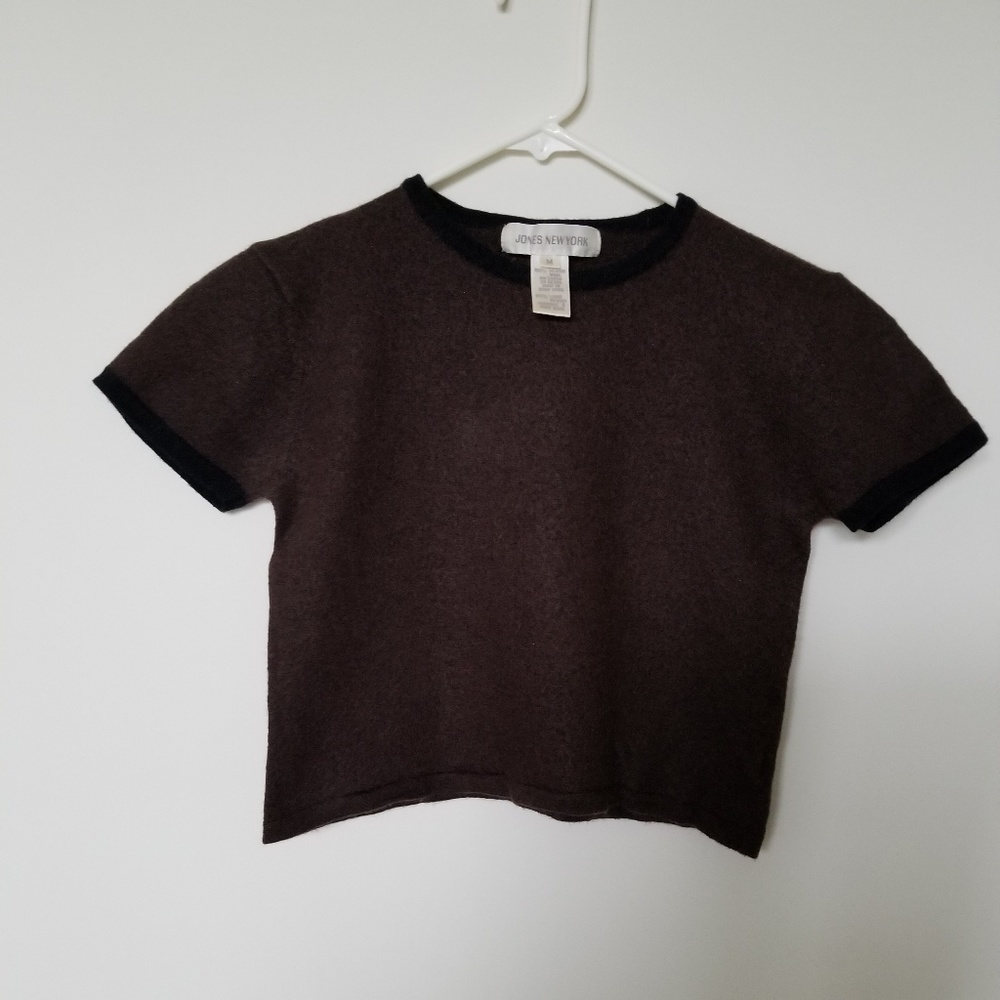 Vintage wool crop top